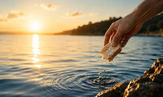 Lance o pão sobre as águas: o bem sempre encontra um caminho