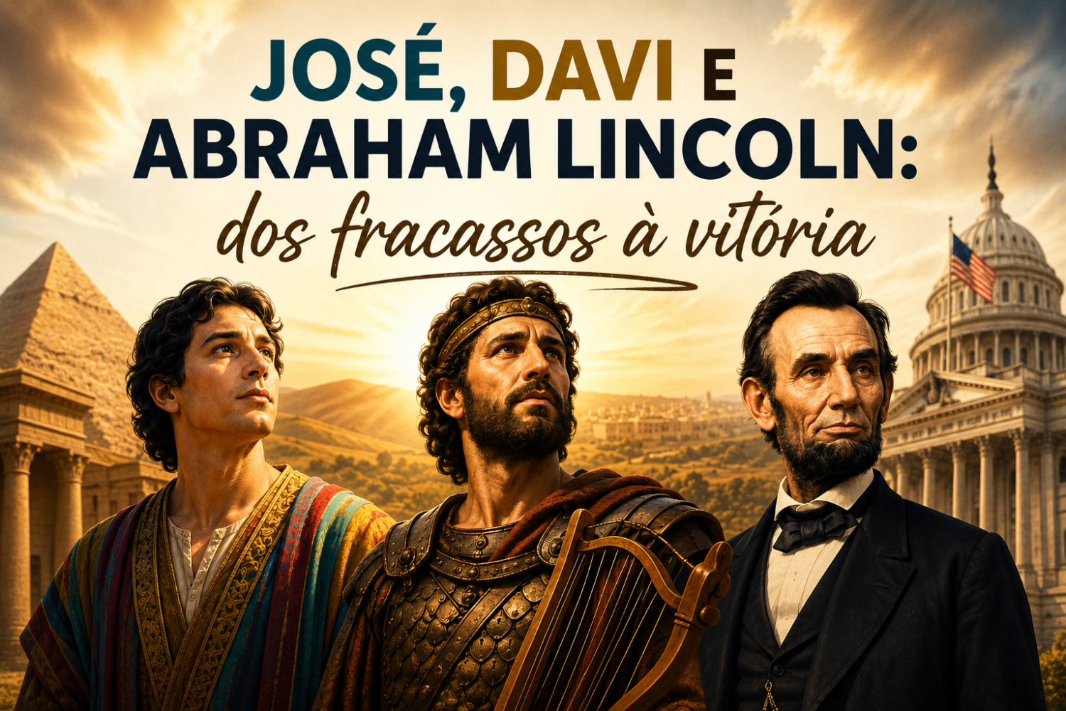 José, Davi e Abraham Lincoln: dos fracassos à vitória